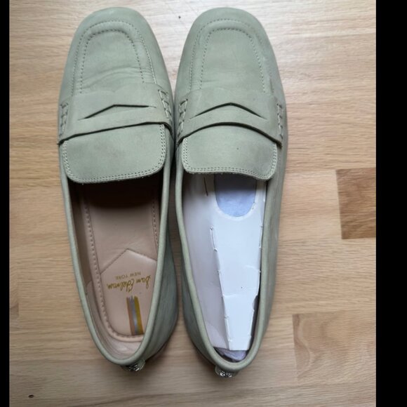 Sam Edelman Birch Penny Loafer Green Suede Size 8.5 - Picture 1 of 4